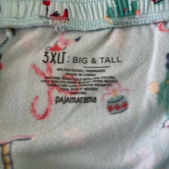 NWOT Holiday Penguin Palmtree, Pink flamingo Pajama Pants from Pajamarama - Picture 2 of 4